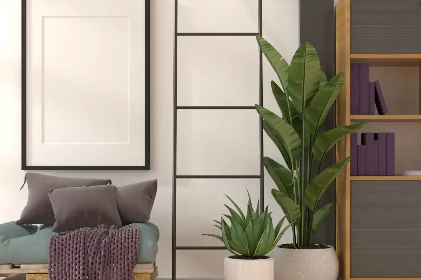 Furnished villa living room prepared for a move in Dubai